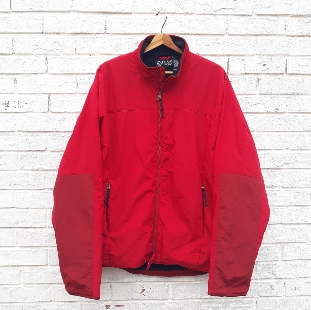 Chaps Nylon Windbreaker Jacket size XXL